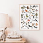 Bos Alfabet Poster – Leren met de natuur - Afbeelding 3