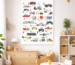 kinderkamer alfabet poster